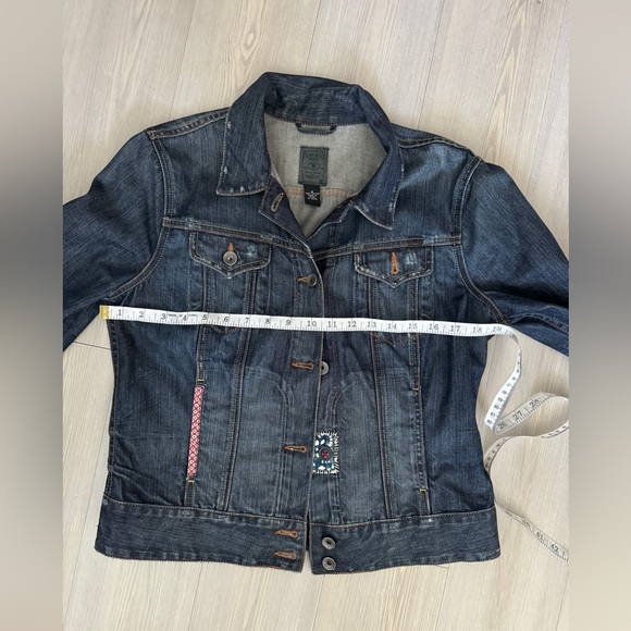 Lucky Brand Patchwork Denim Jacket  Size M NWOT - Picture 8 of 8